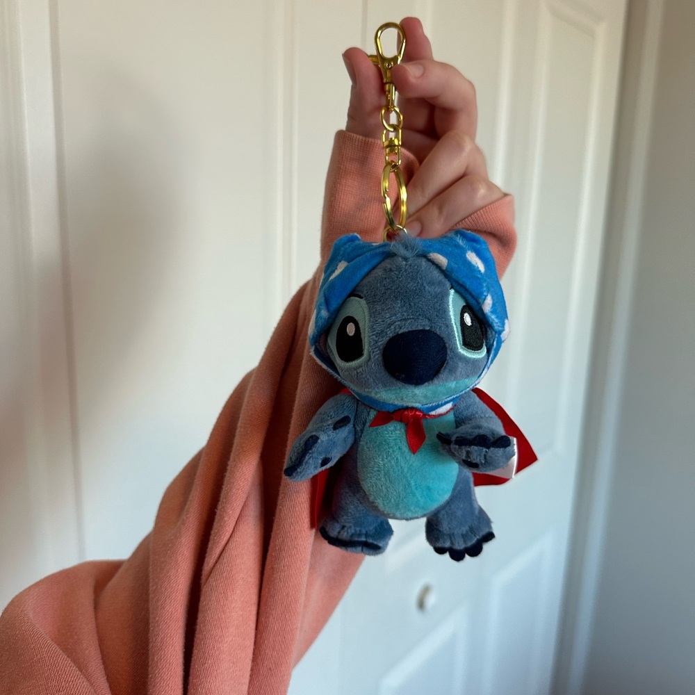 Disney Stitch plush bag charm